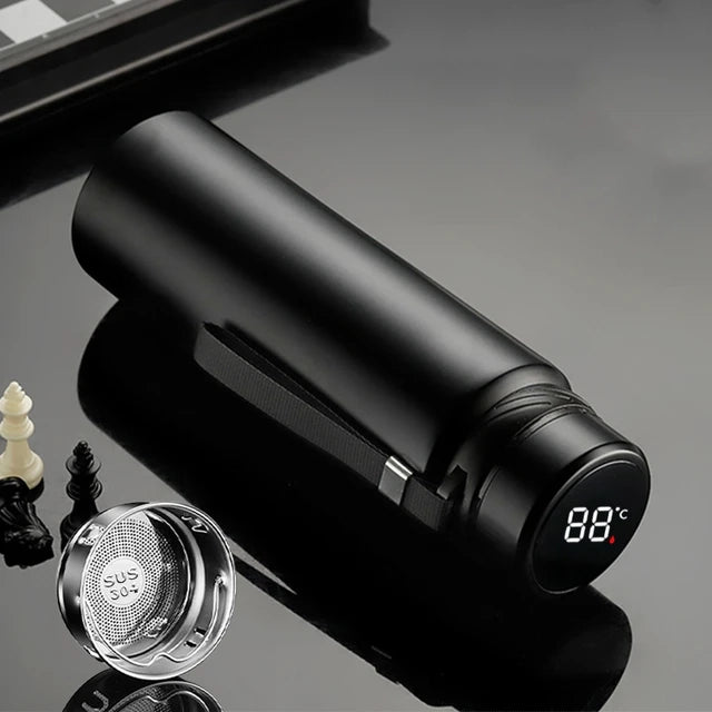 HydroGuard | Roestvrijstalen thermosfles 1 liter met lange isolatie 0