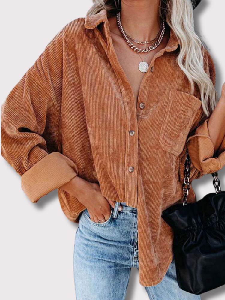 Cecilia - Geribde Blouse