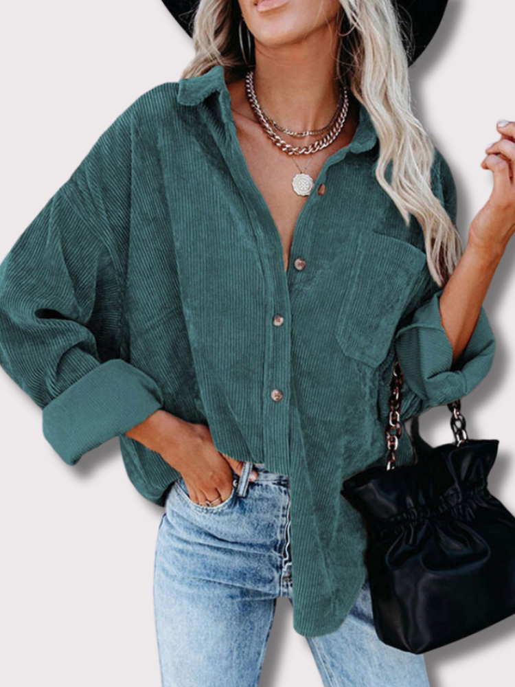 Cecilia - Geribde Blouse