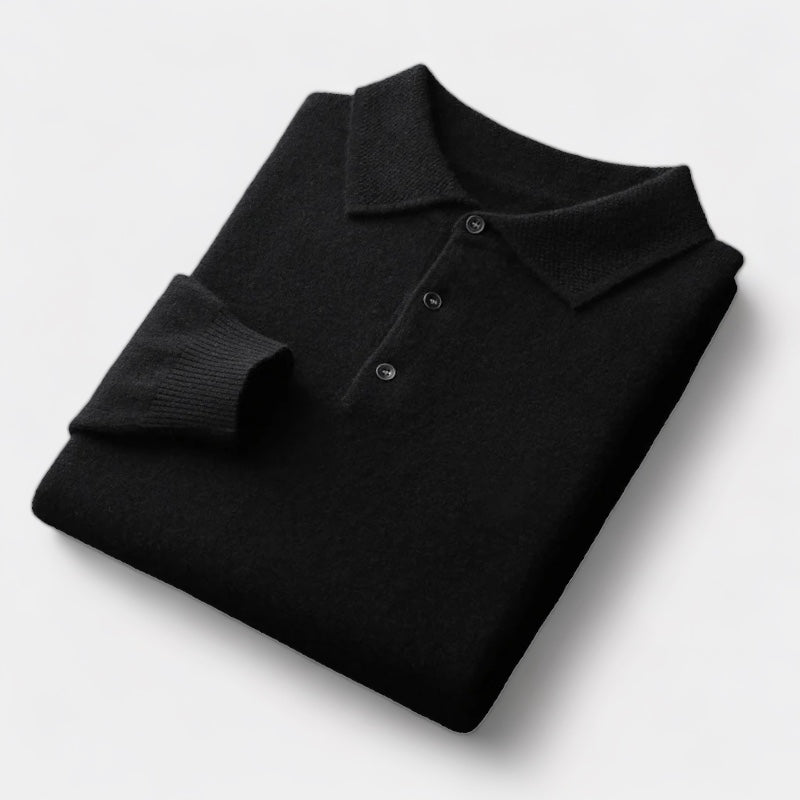 Navando | Pull polo en mélange de laine