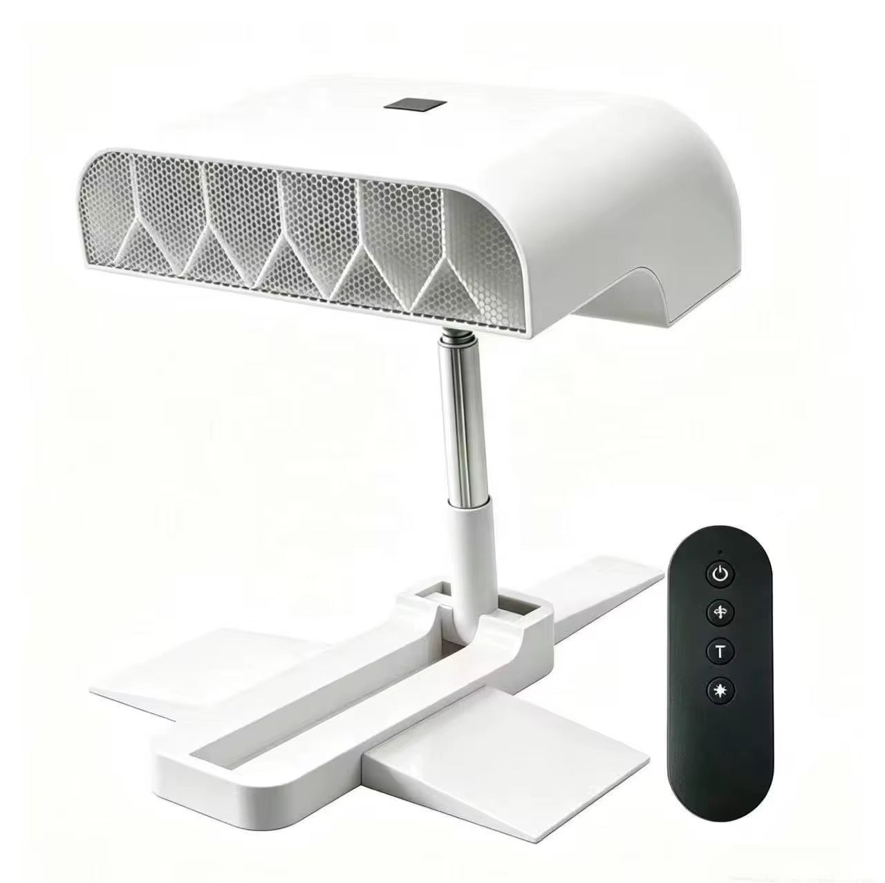 In Hoogte Verstelbare Witte Bedventilator | Navando