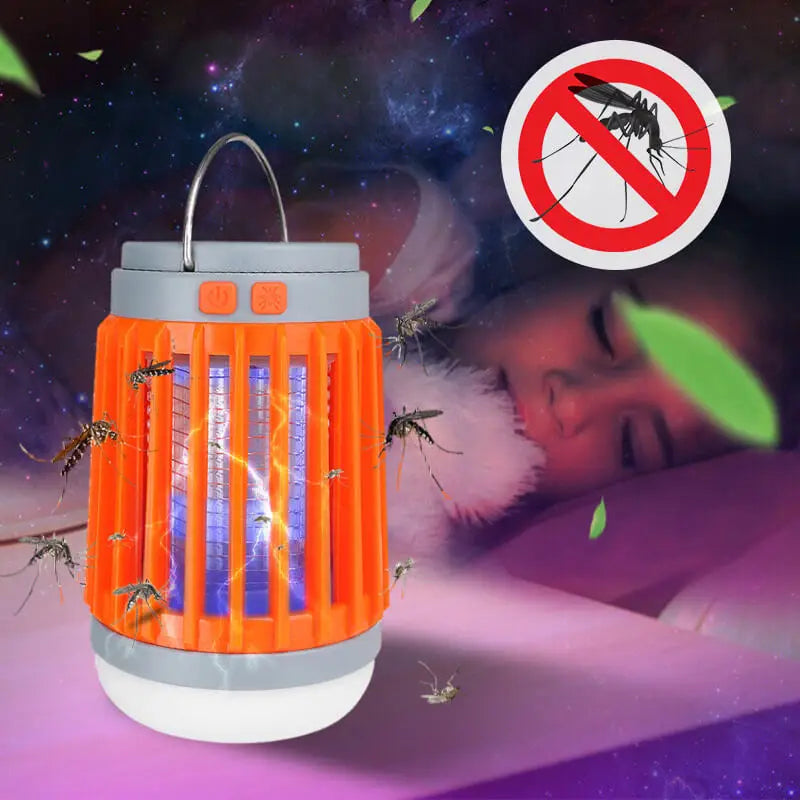 InsectShield | UV-muggenlamp met draagbare zonne-energie 0