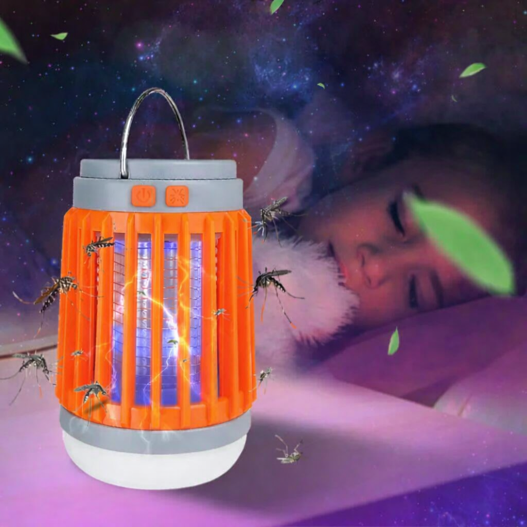 UV-Muggenlamp op Zonne-energie - Draagbare Insectenlamp | Navando
