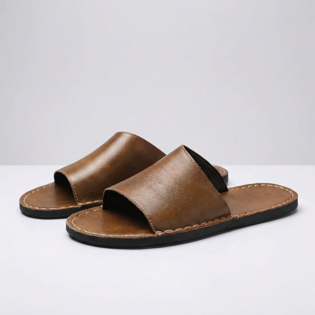 Instapsandalen Met Brede Band | Navando