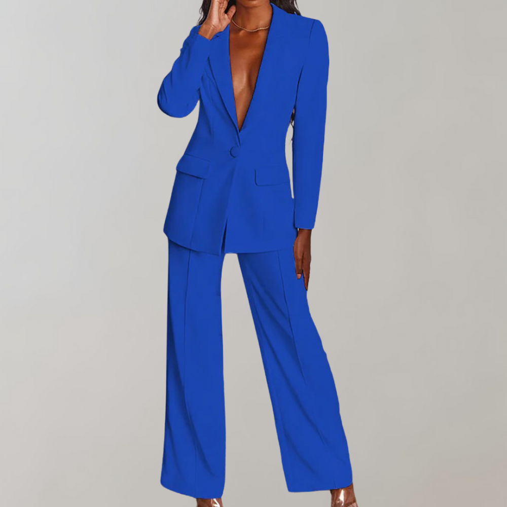 Ensemble blazer et pantalon sur mesure – Costume ajusté pour femmes