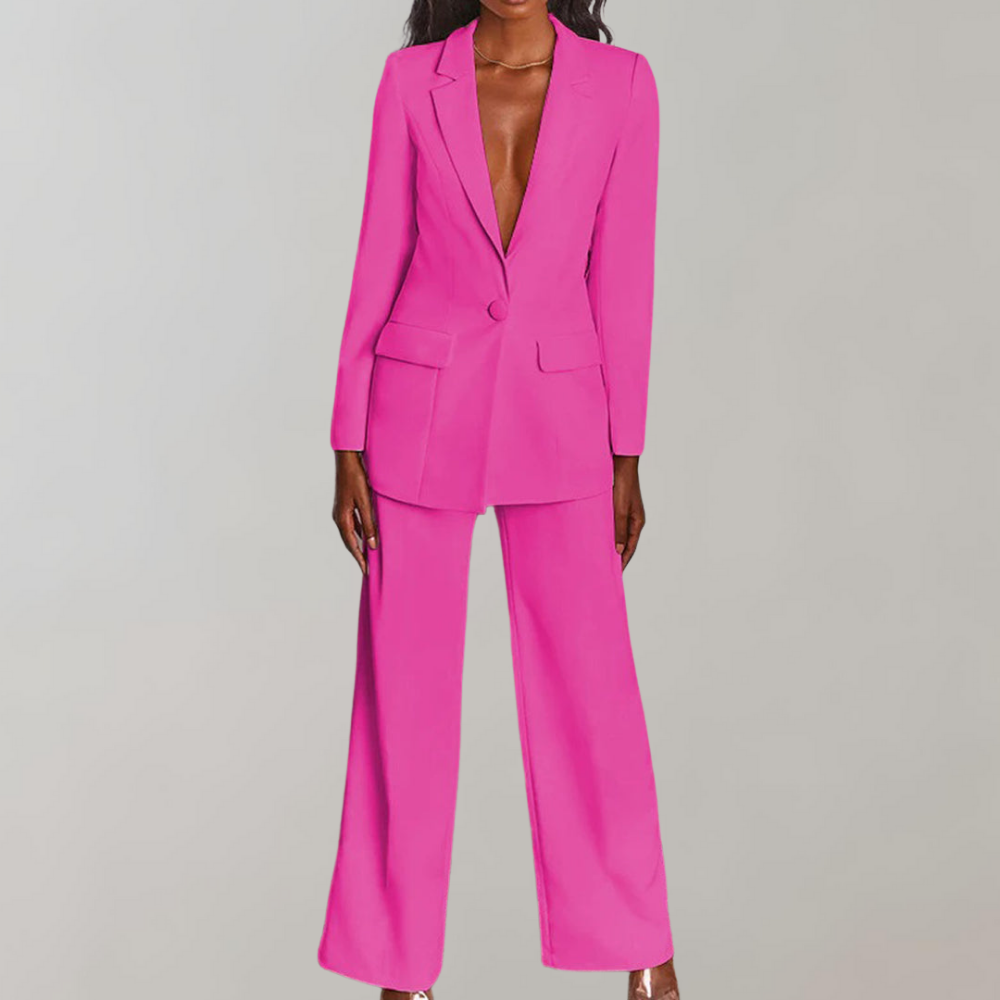 Ensemble blazer et pantalon sur mesure – Costume ajusté pour femmes