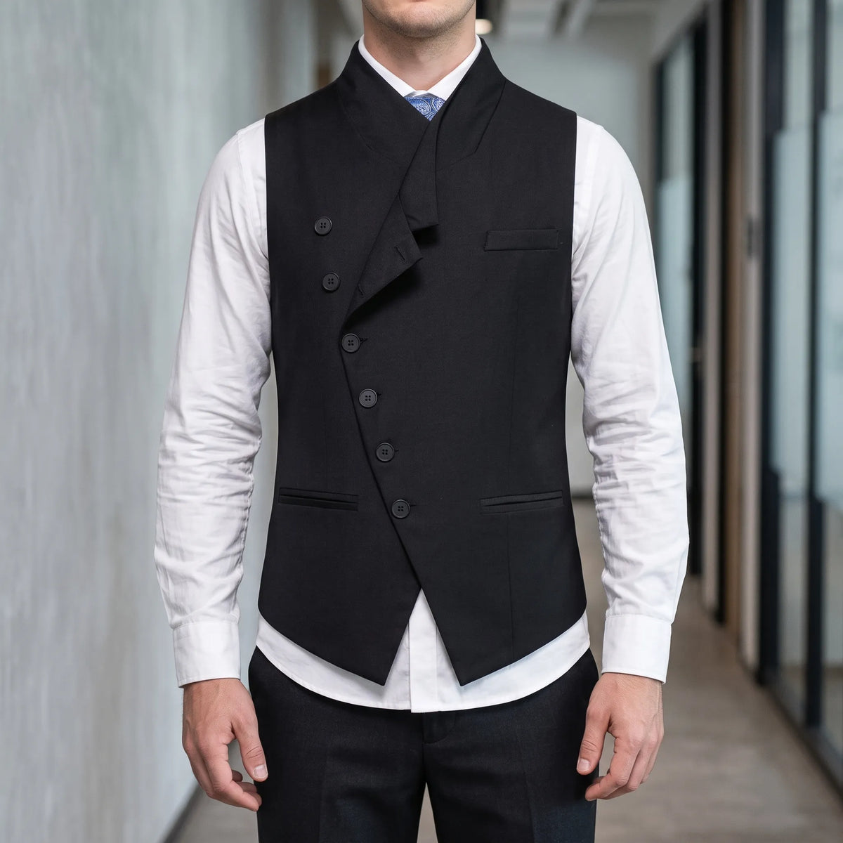 Jayvano | Herengilet Met Asymmetrische Kraag