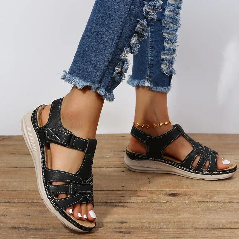 Julia | Leren sandalen met optimale ondersteuning 1