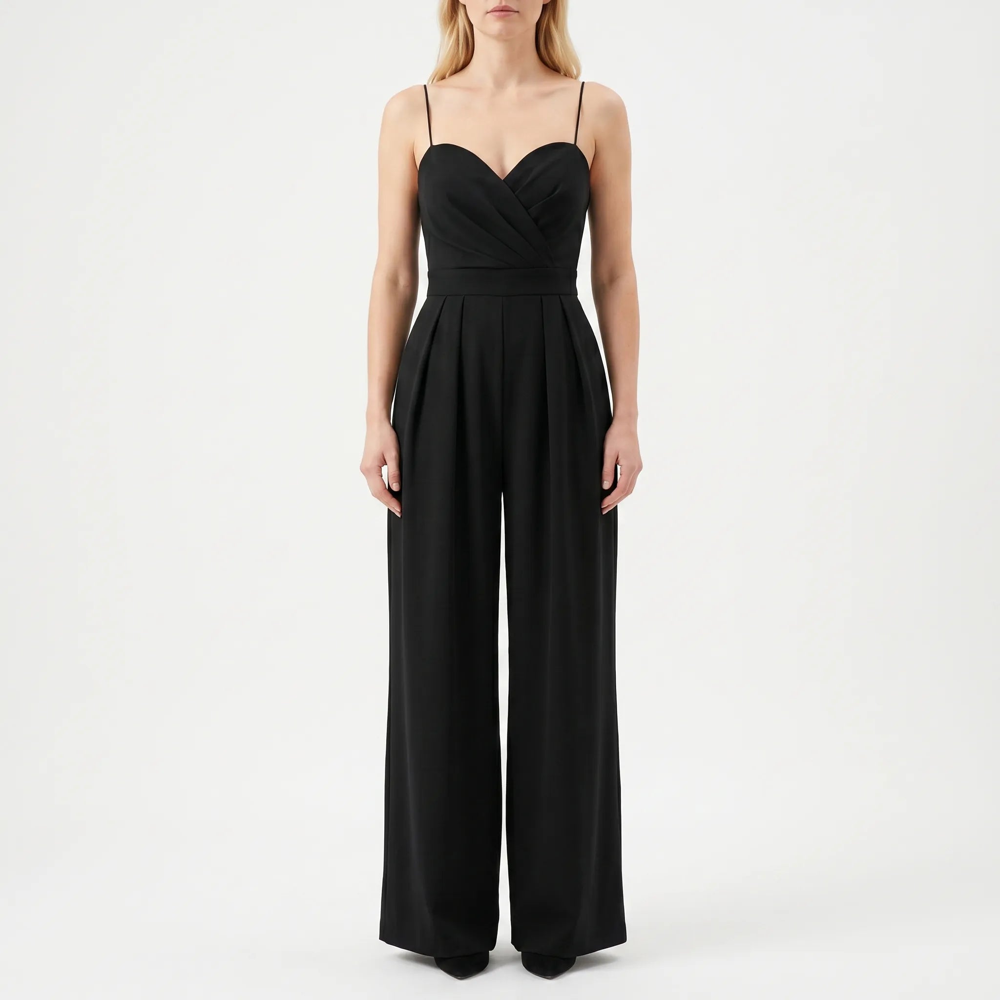 Jumpsuit Met Wijde Broekspijpen | Navando