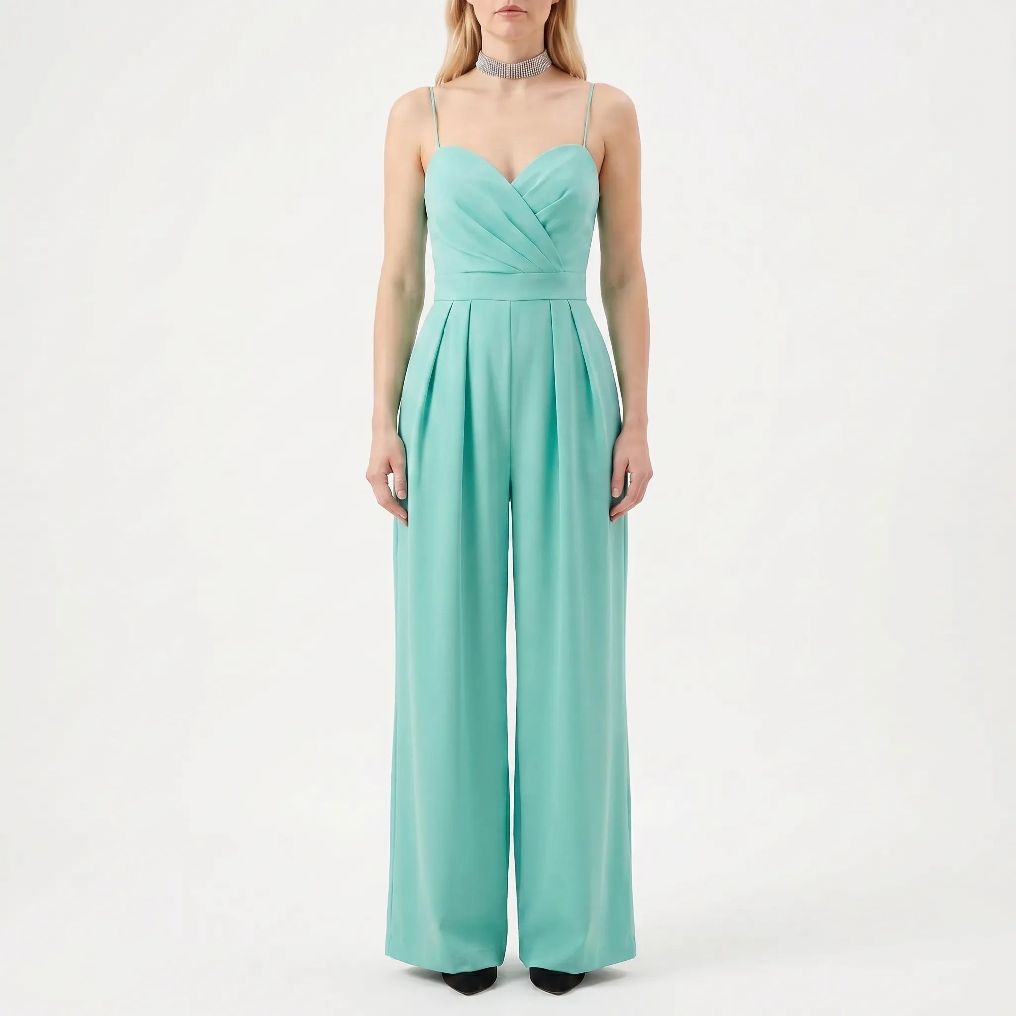 Jumpsuit Met Wijde Broekspijpen | Navando
