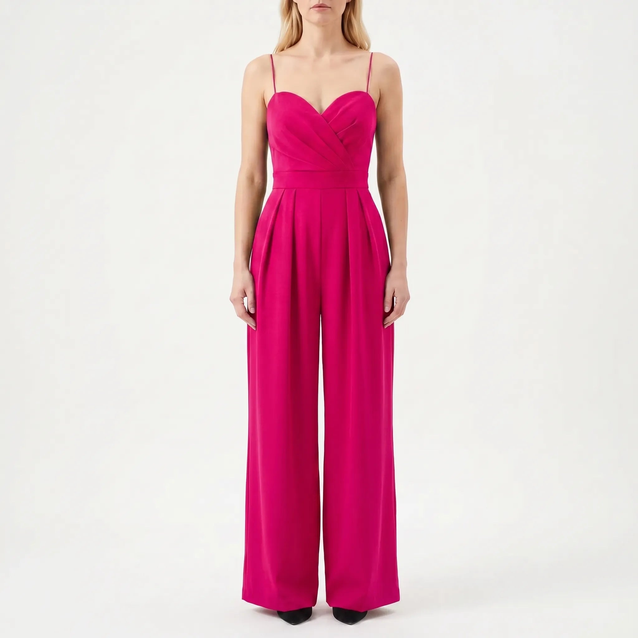 Jumpsuit Met Wijde Broekspijpen | Navando