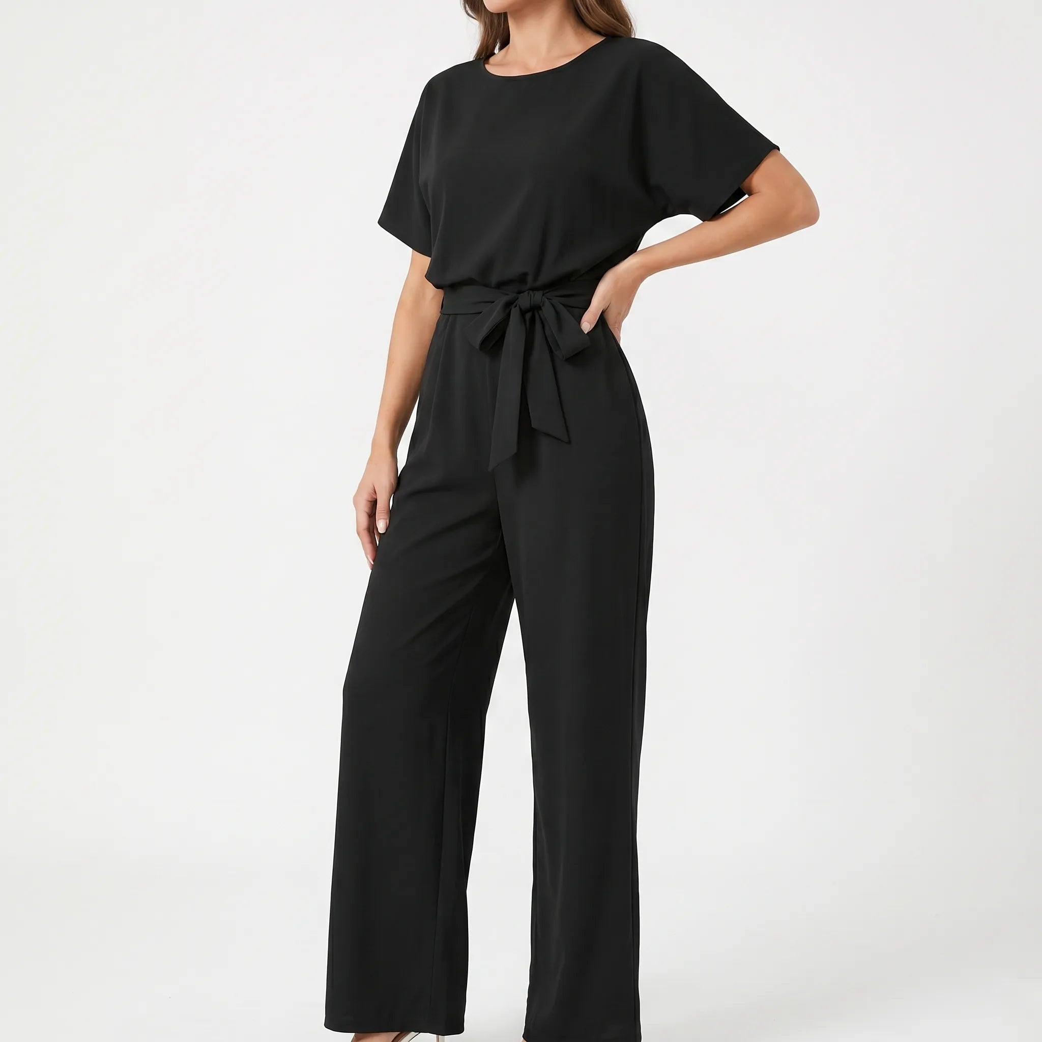 Jumpsuit Met Wijde Pijpen | Navando