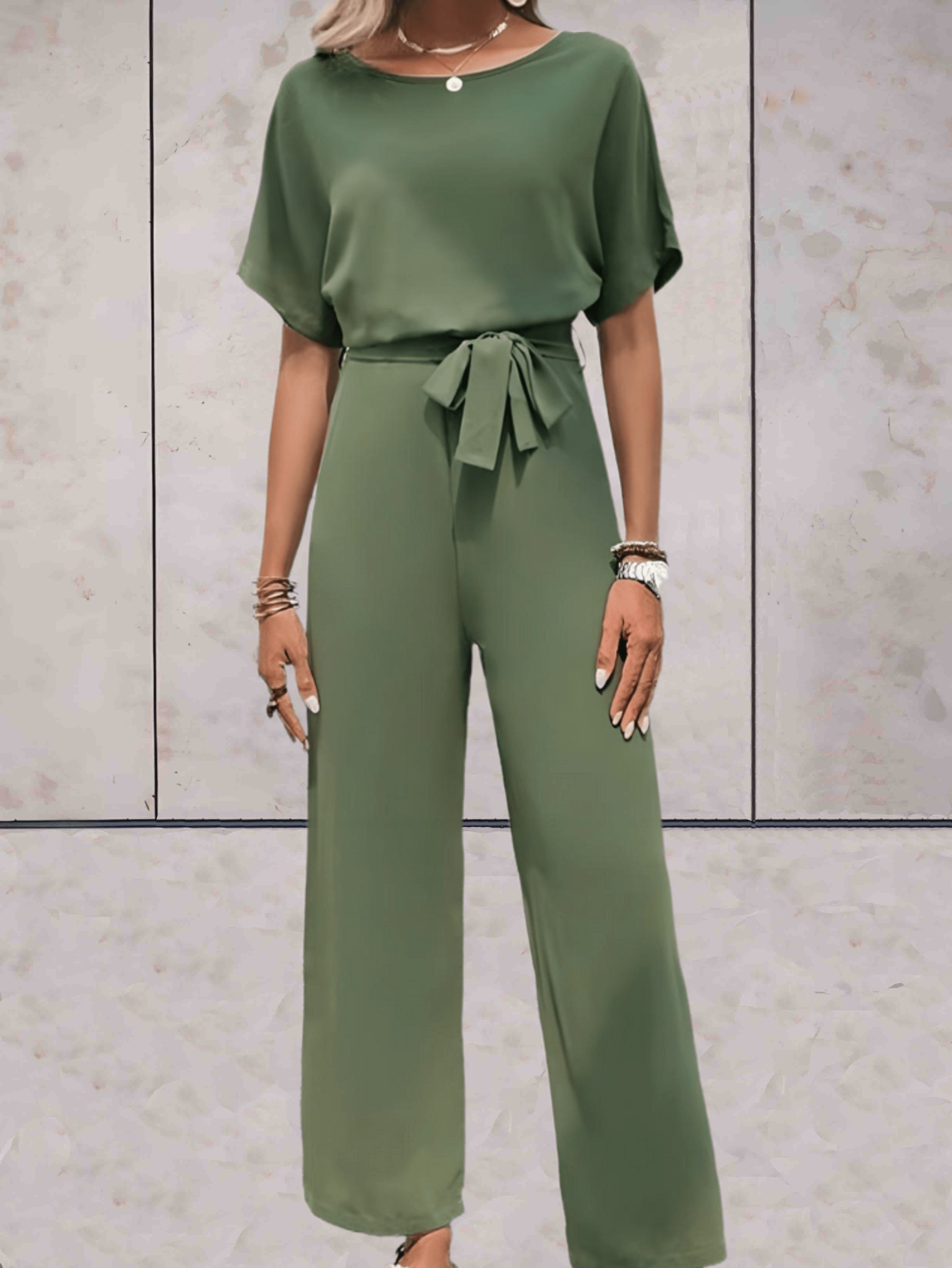 Jumpsuit Met Wijde Pijpen | Navando