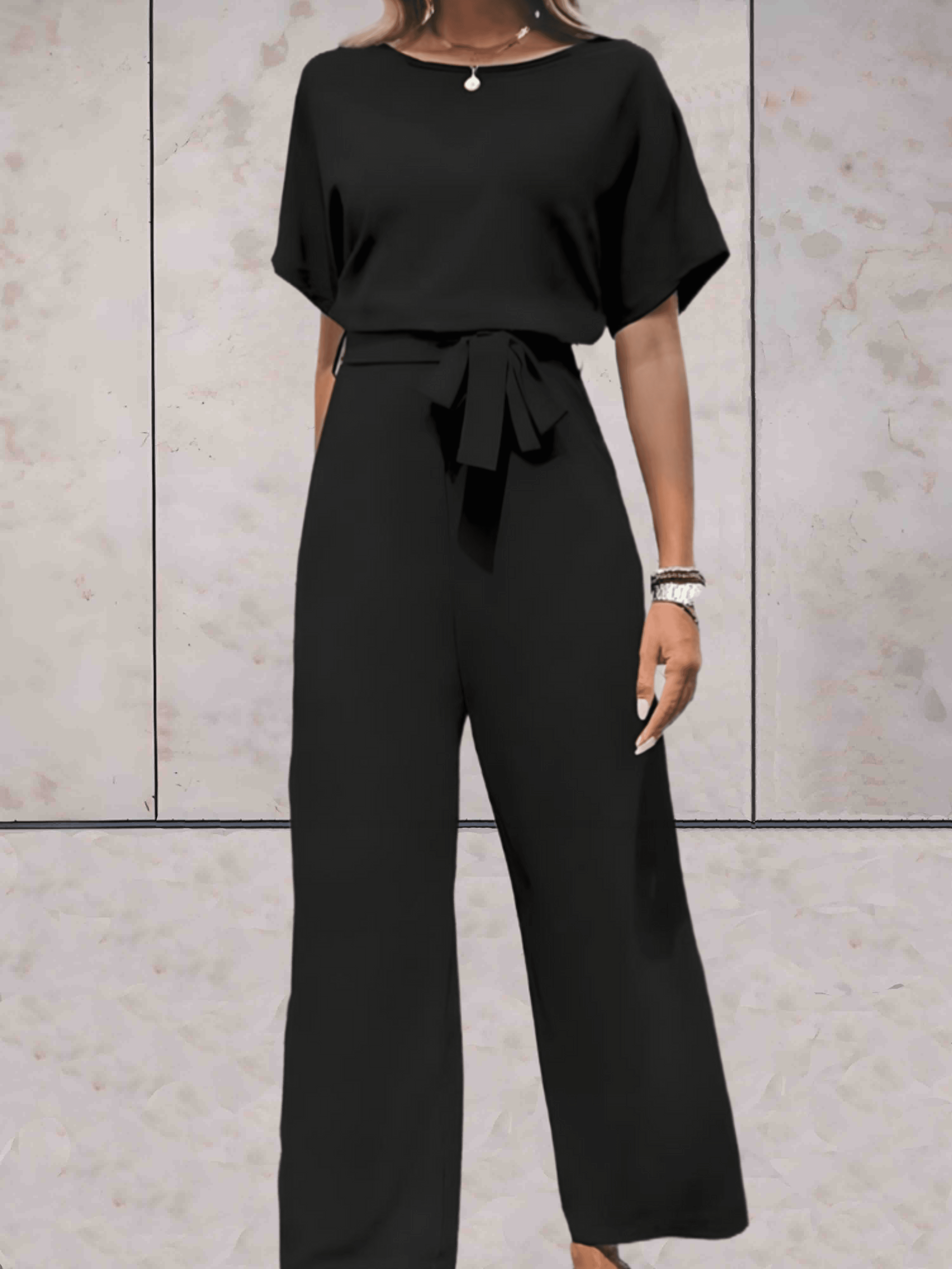 Jumpsuit Met Wijde Pijpen | Navando
