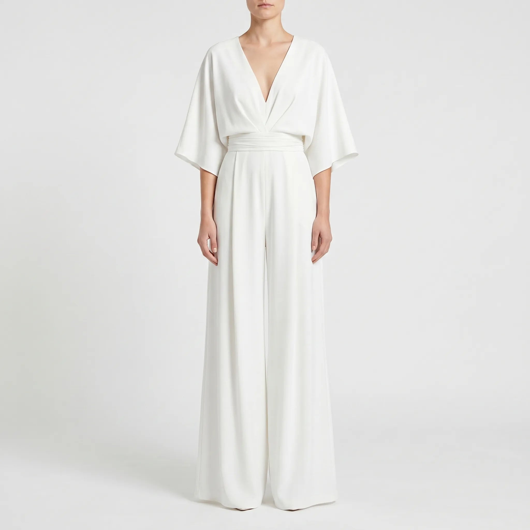 Jumpsuit Met Wijde Pijpen | Navando