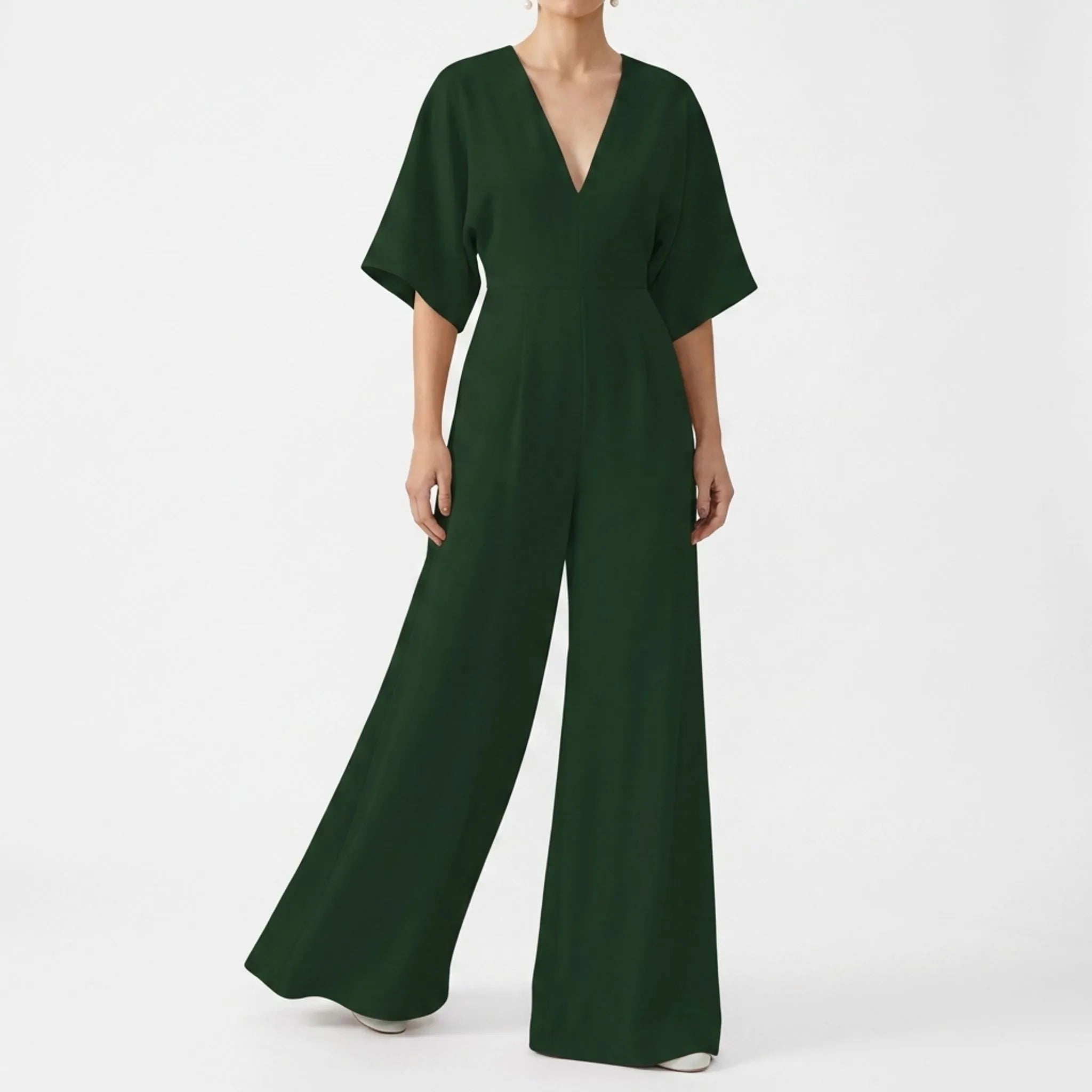 Jumpsuit Met Wijde Pijpen | Navando