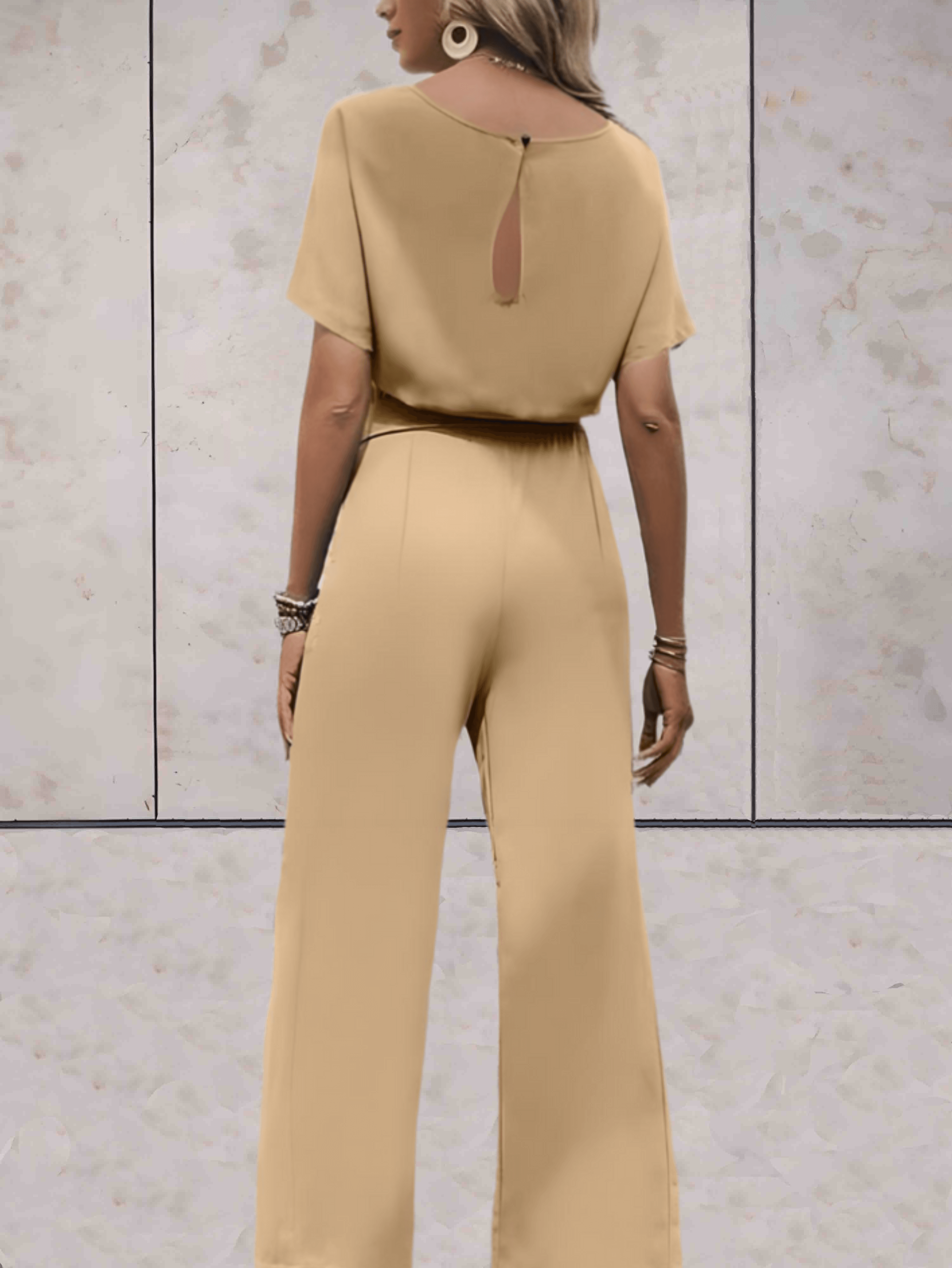 Jumpsuit Met Wijde Pijpen | Navando