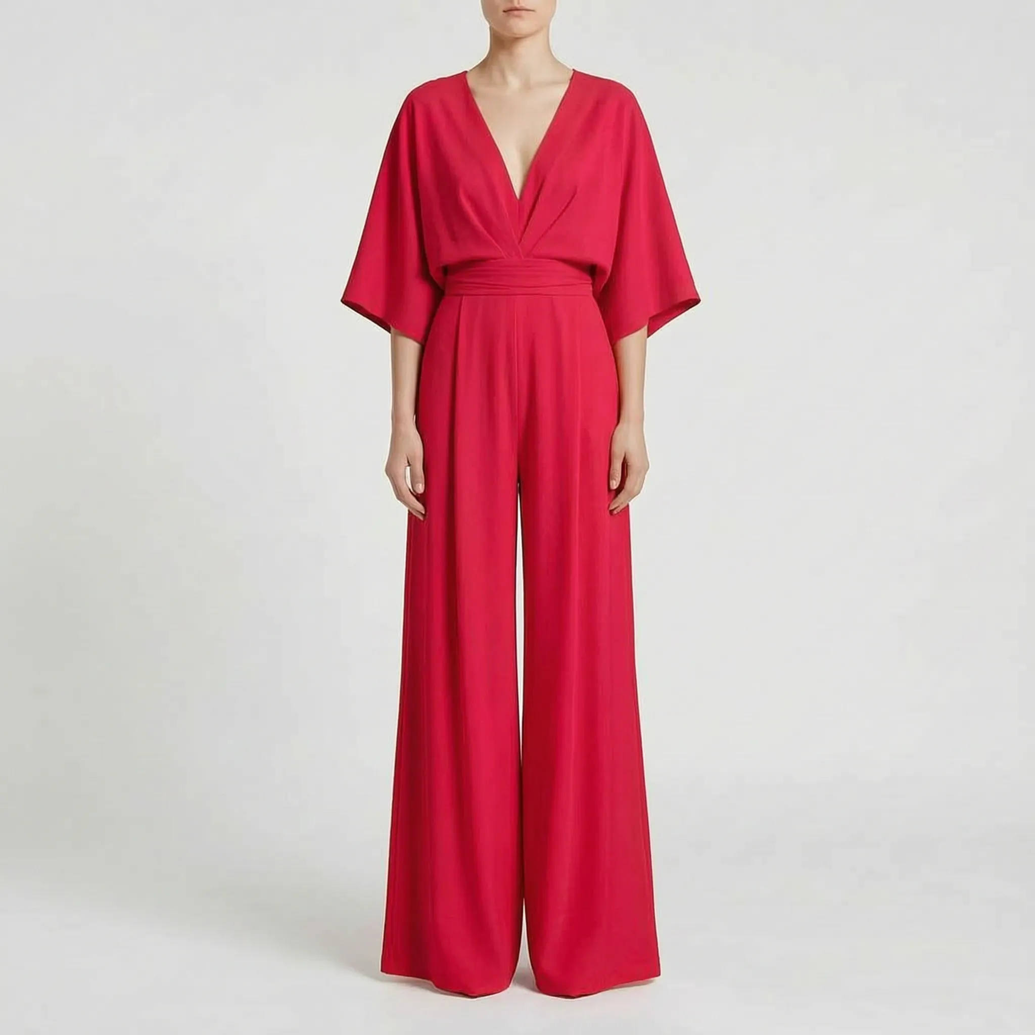 Jumpsuit Met Wijde Pijpen | Navando