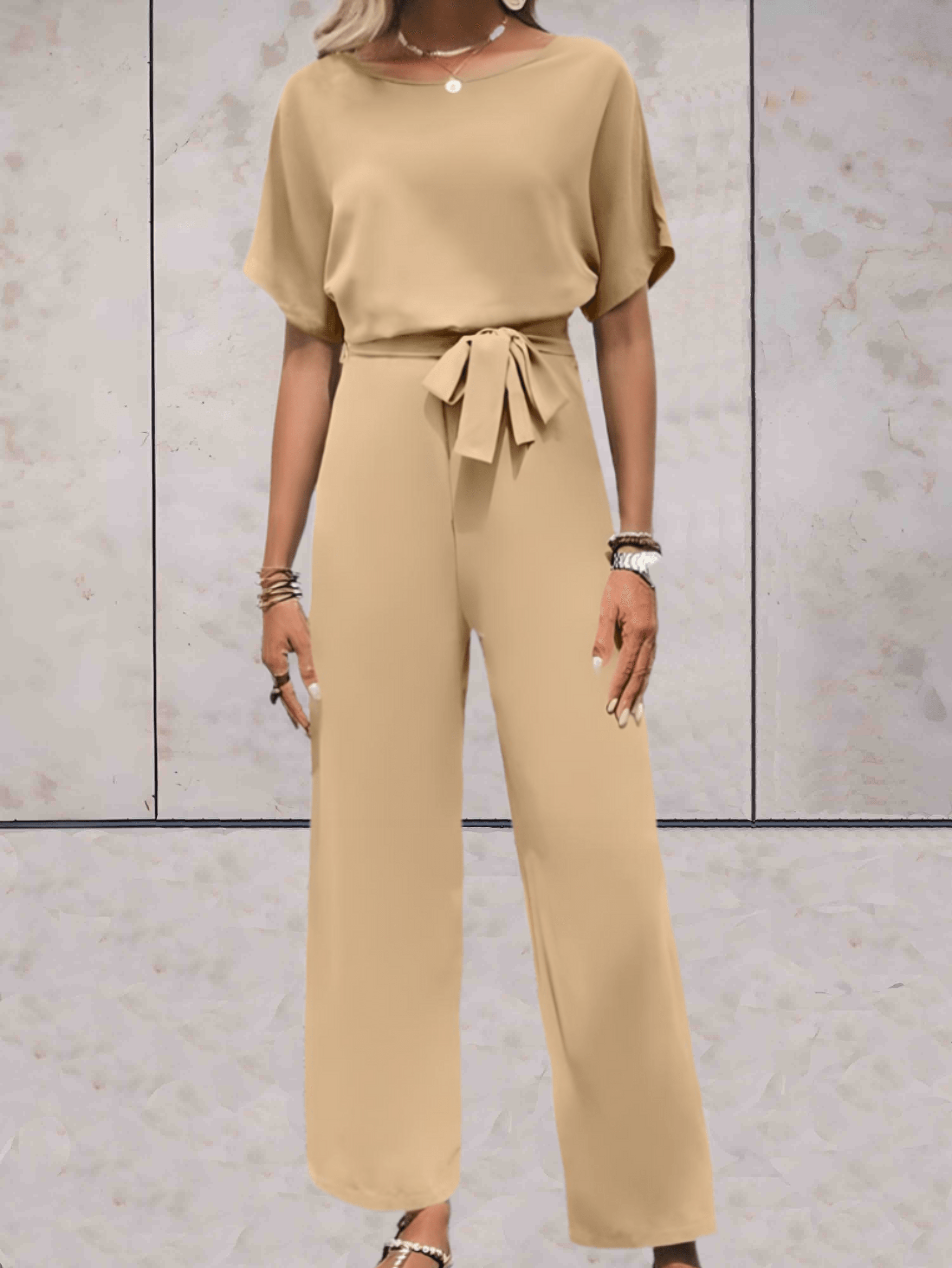 Jumpsuit Met Wijde Pijpen | Navando