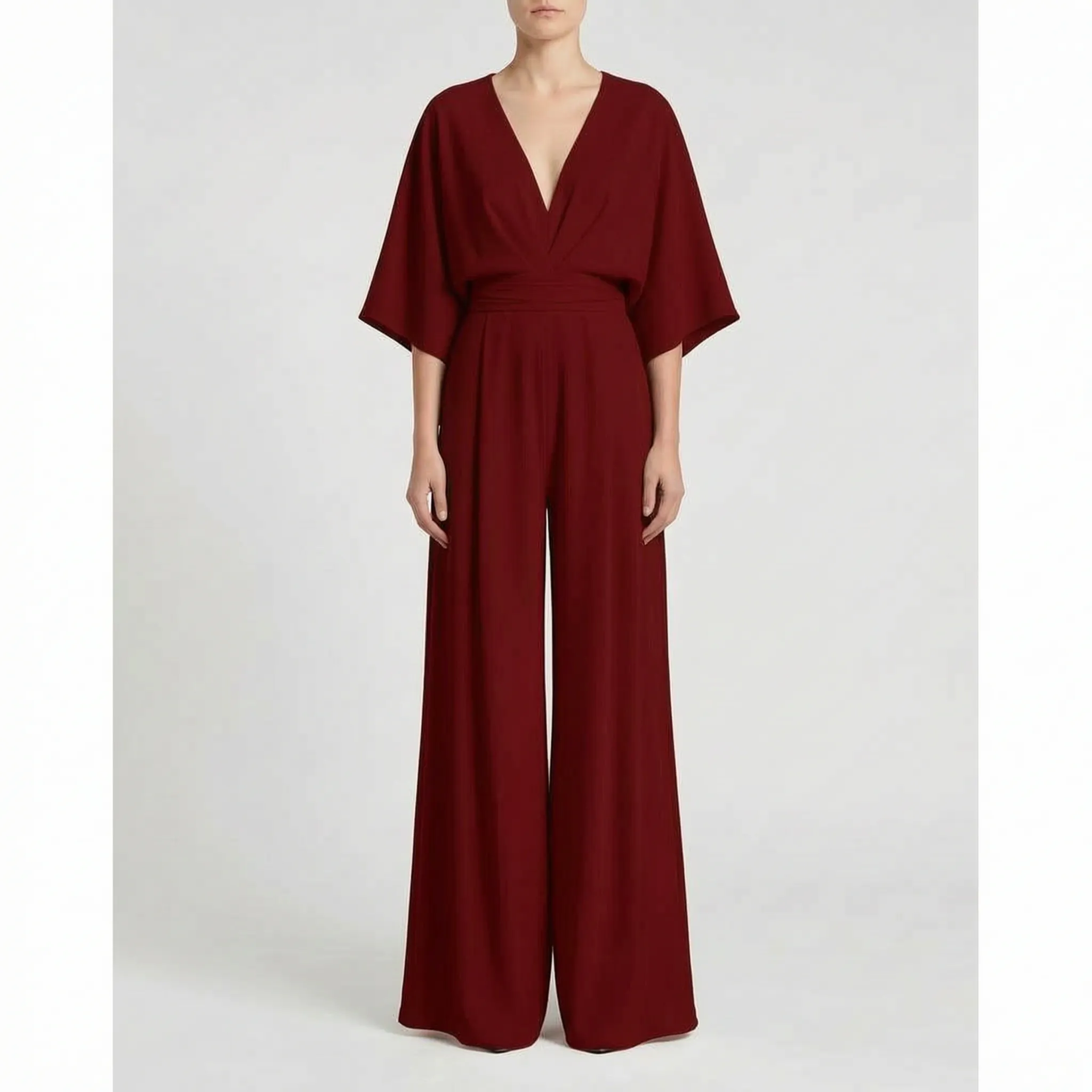 Jumpsuit Met Wijde Pijpen | Navando