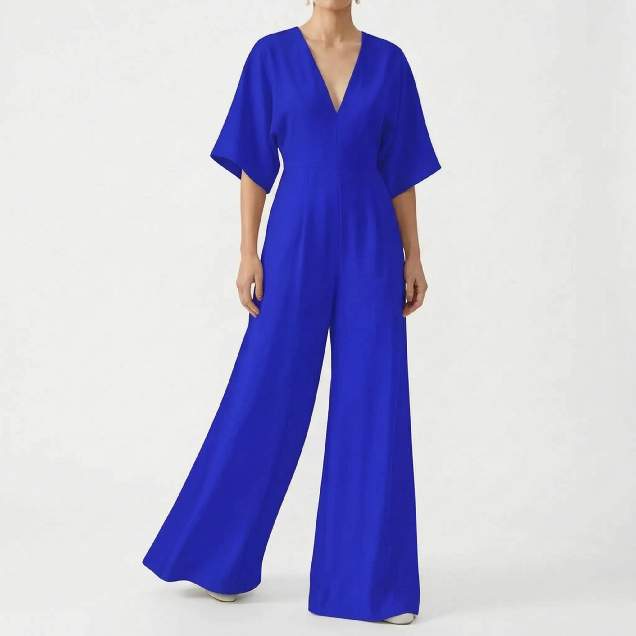 Jumpsuit Met Wijde Pijpen | Navando