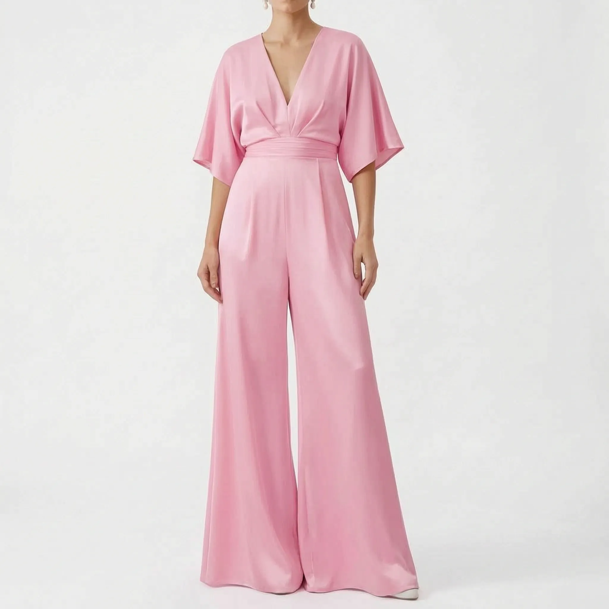 Jumpsuit Met Wijde Pijpen | Navando