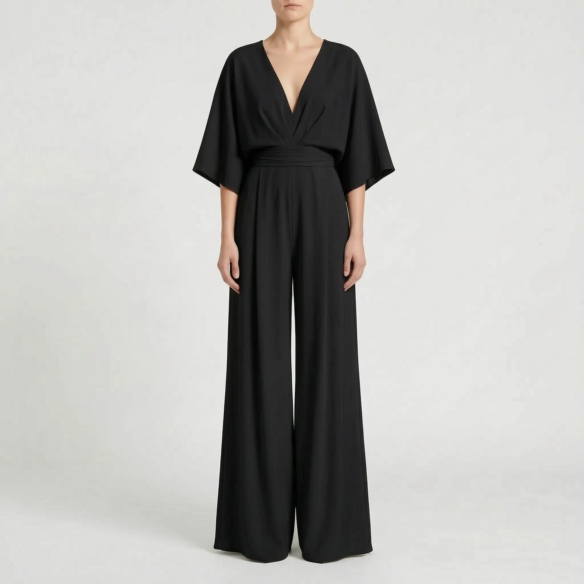Jumpsuit Met Wijde Pijpen | Navando