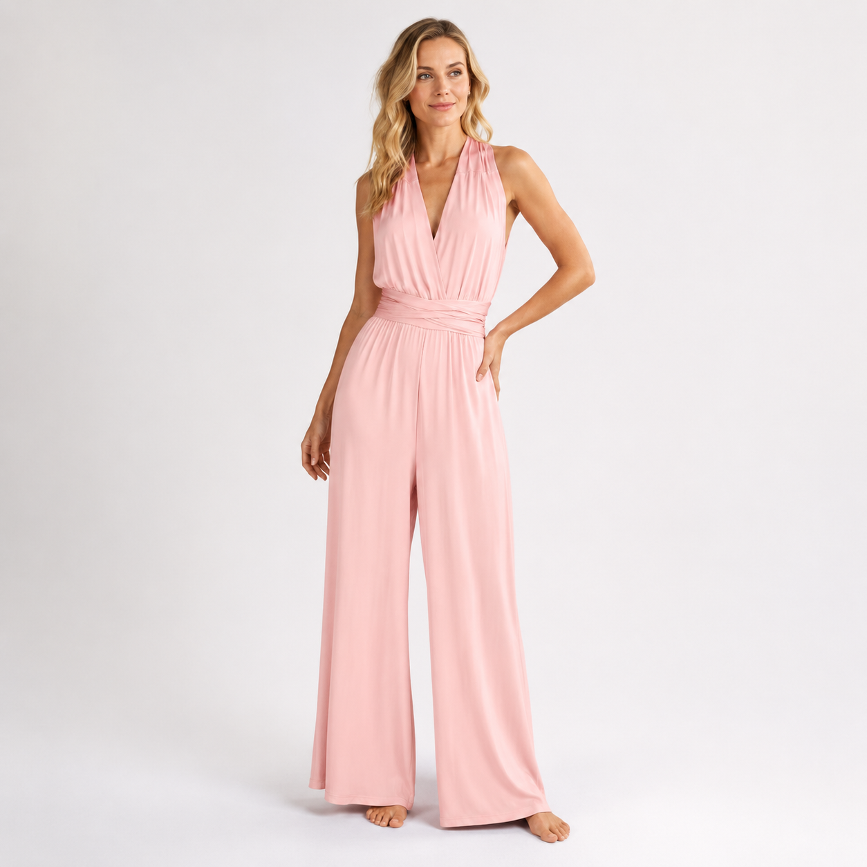 Jumpsuit Met Perfecte Pasvorm En Halterhals | Navando