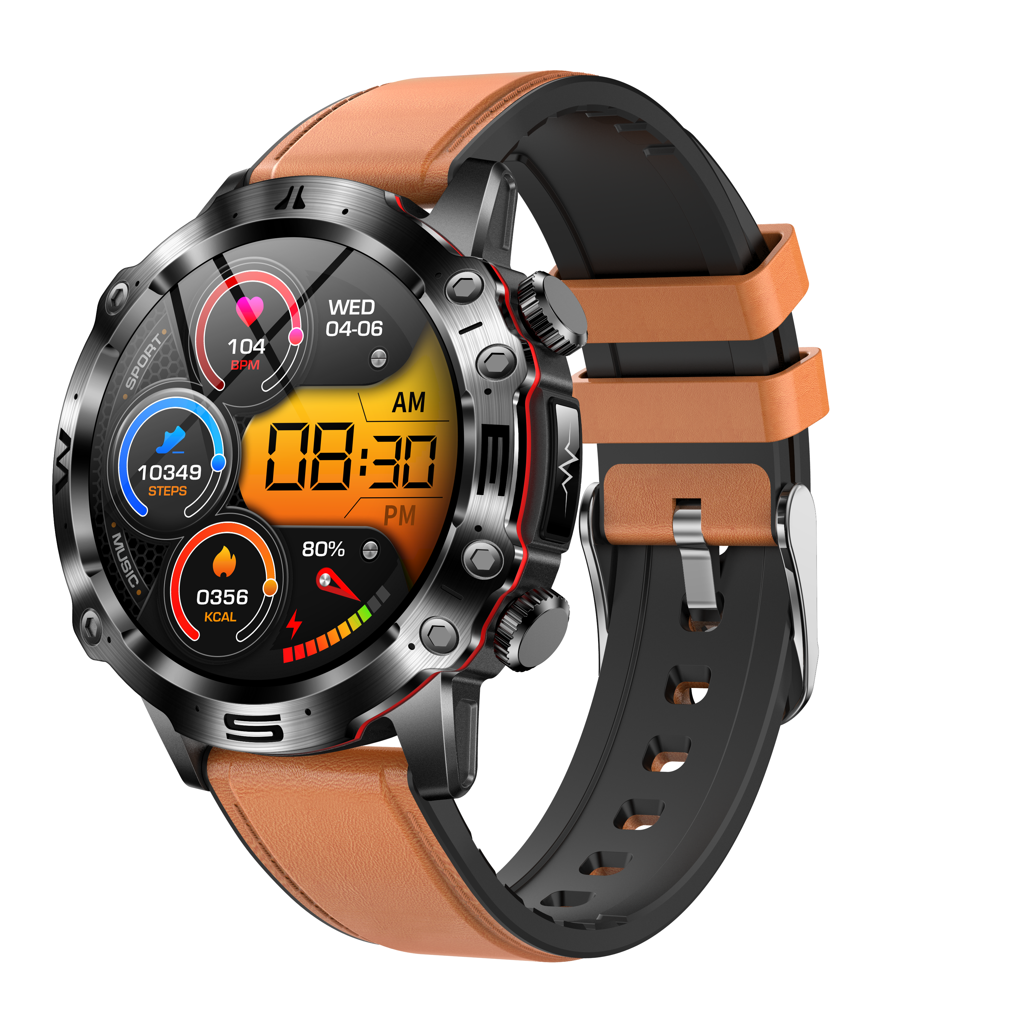 KL482 | AMOLED touchscreen sportwatch met ECG-gezondheidsregistratie 5