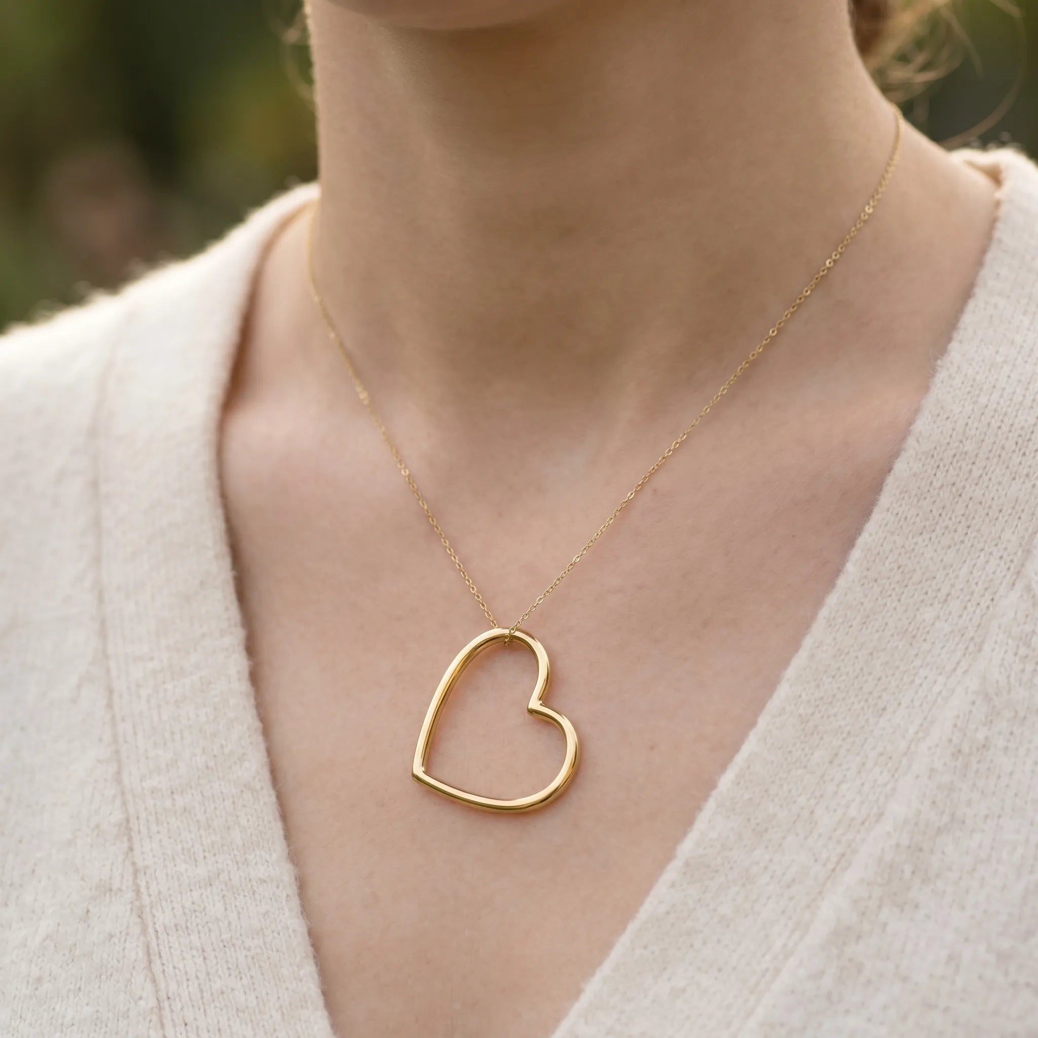Ketting Met Open Harthanger | Navando