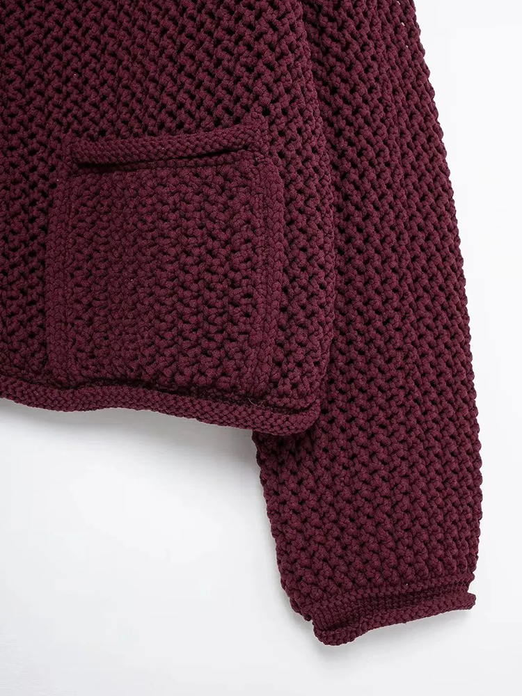 Trui-Vest-Dames-Victoria-Mae-Nederland-Belgie-Bordeaux-Bourgondy