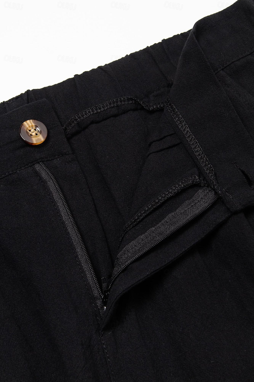 Klassieke linnen-katoenen korte broek | Ademend, comfortabel, klassieke snit 3