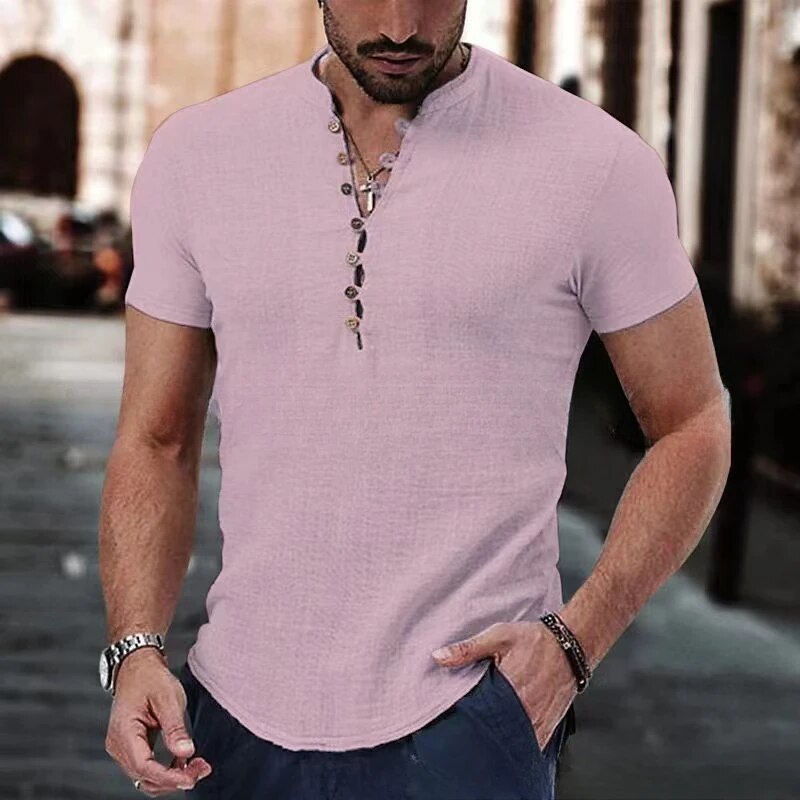 Korte Mouwen Herenshirt | Navando