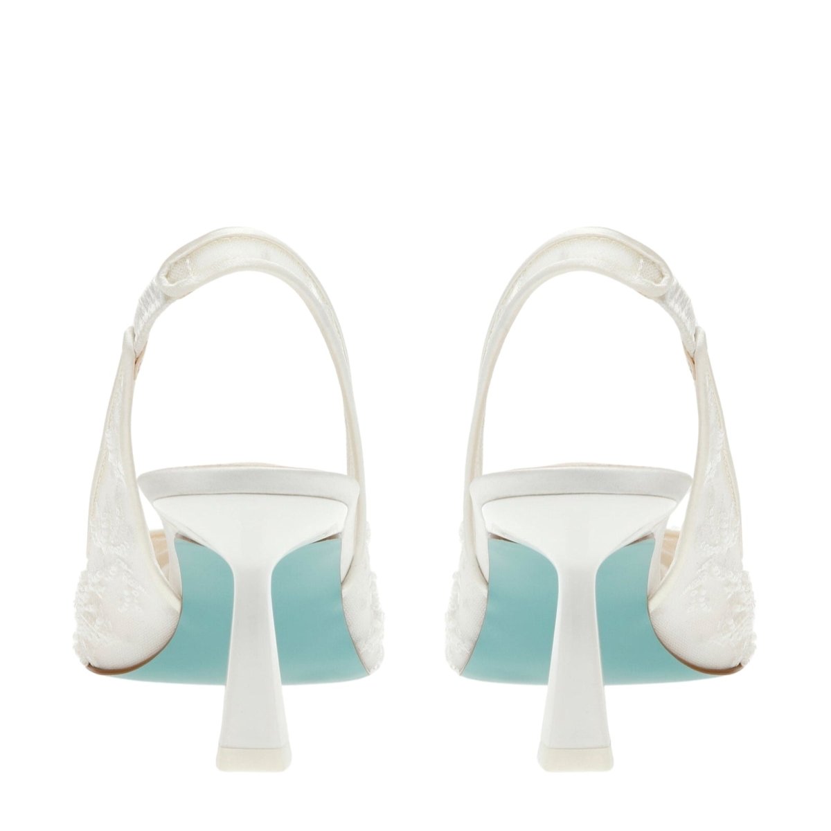 Kouvr Fashion | Delicaat kant met kralen slingback schoenen 8