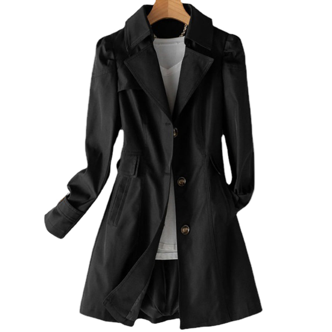 Lichtgewicht lange trenchcoat – Dames lente-bovenkleding met riem