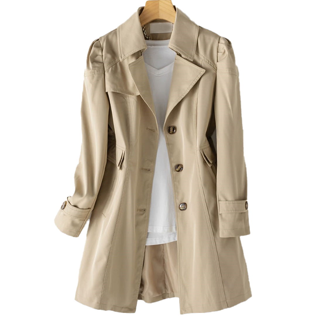 Lichtgewicht lange trenchcoat – Dames lente-bovenkleding met riem