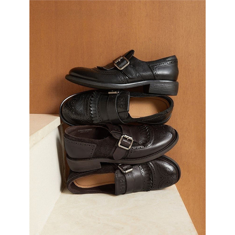 Laila | Klassieke Loafers Met Verstelbare Gesp
