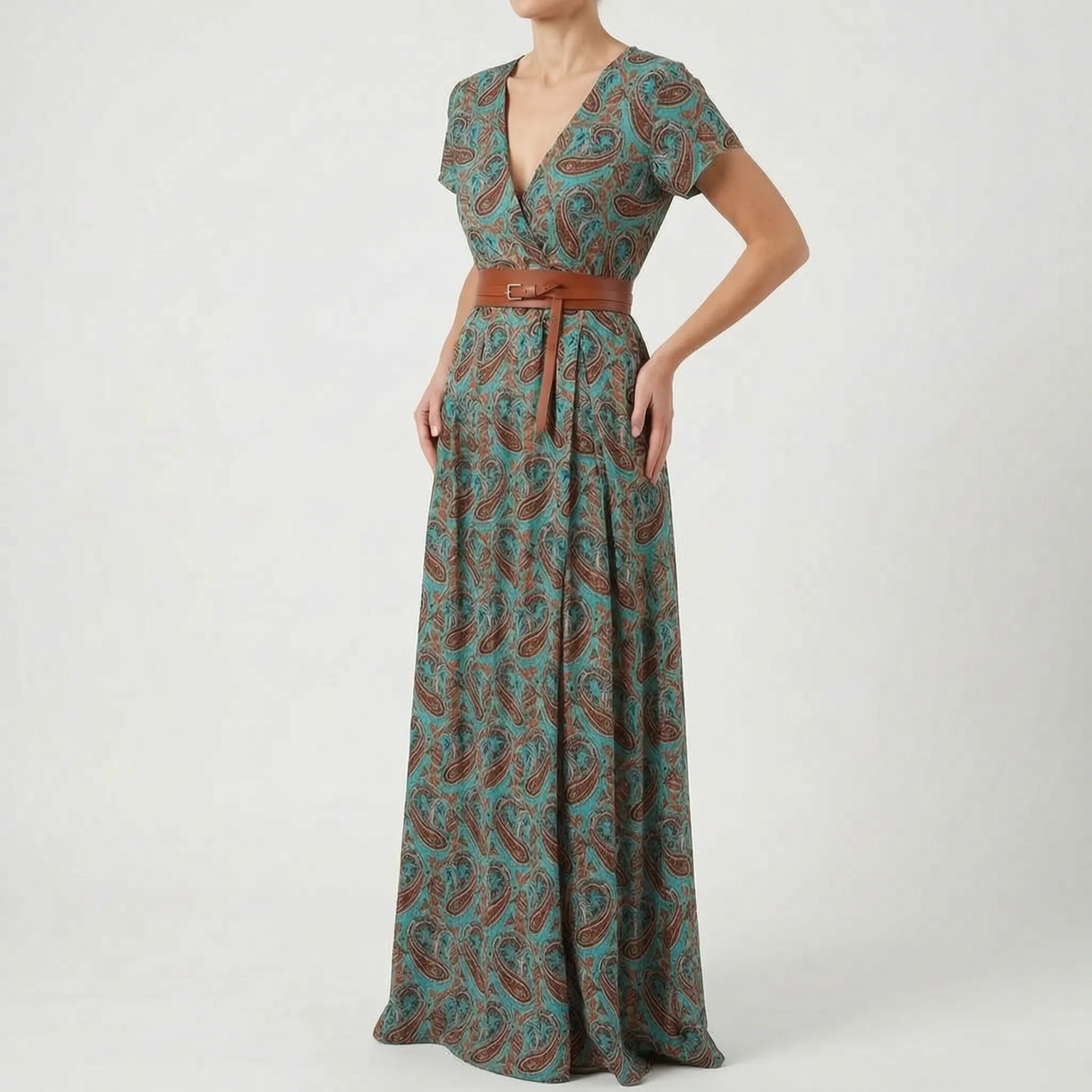 Lange Bohemian Maxi Jurk | Navando