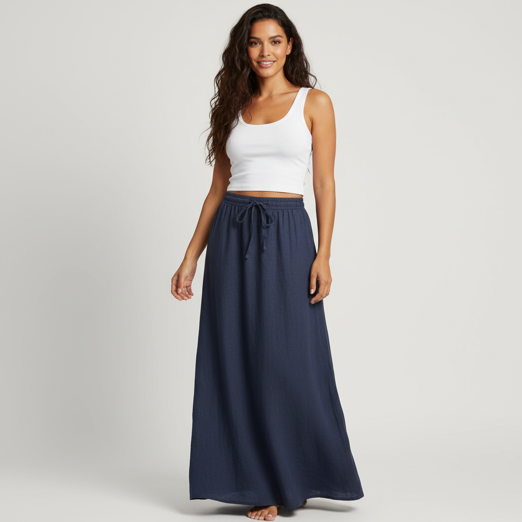 Lange Casual Rok | Navando