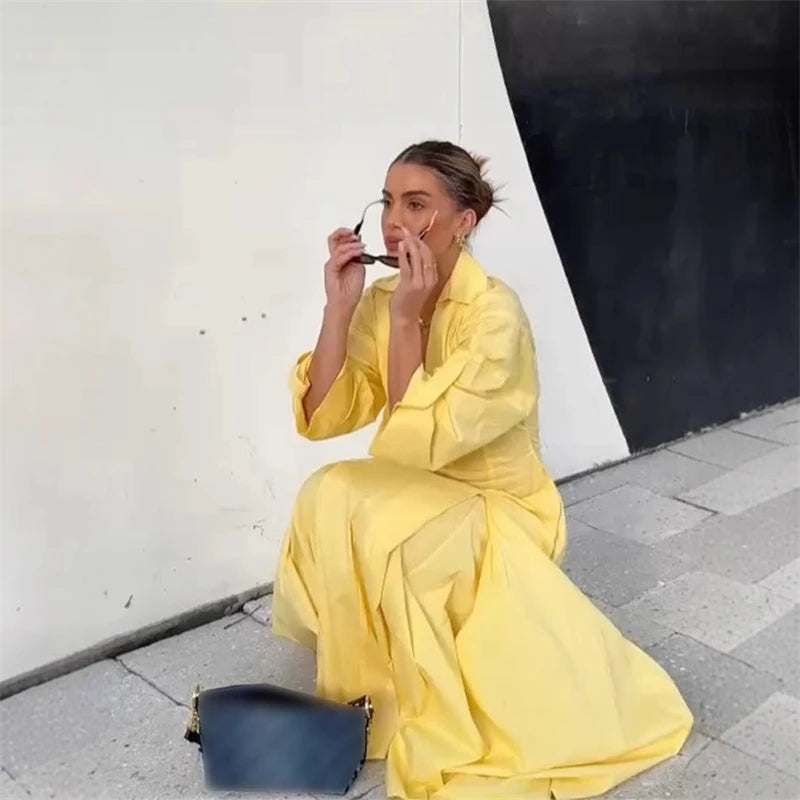 Butter-yellow-jurk-dames-zomer-2025-victoria-mae