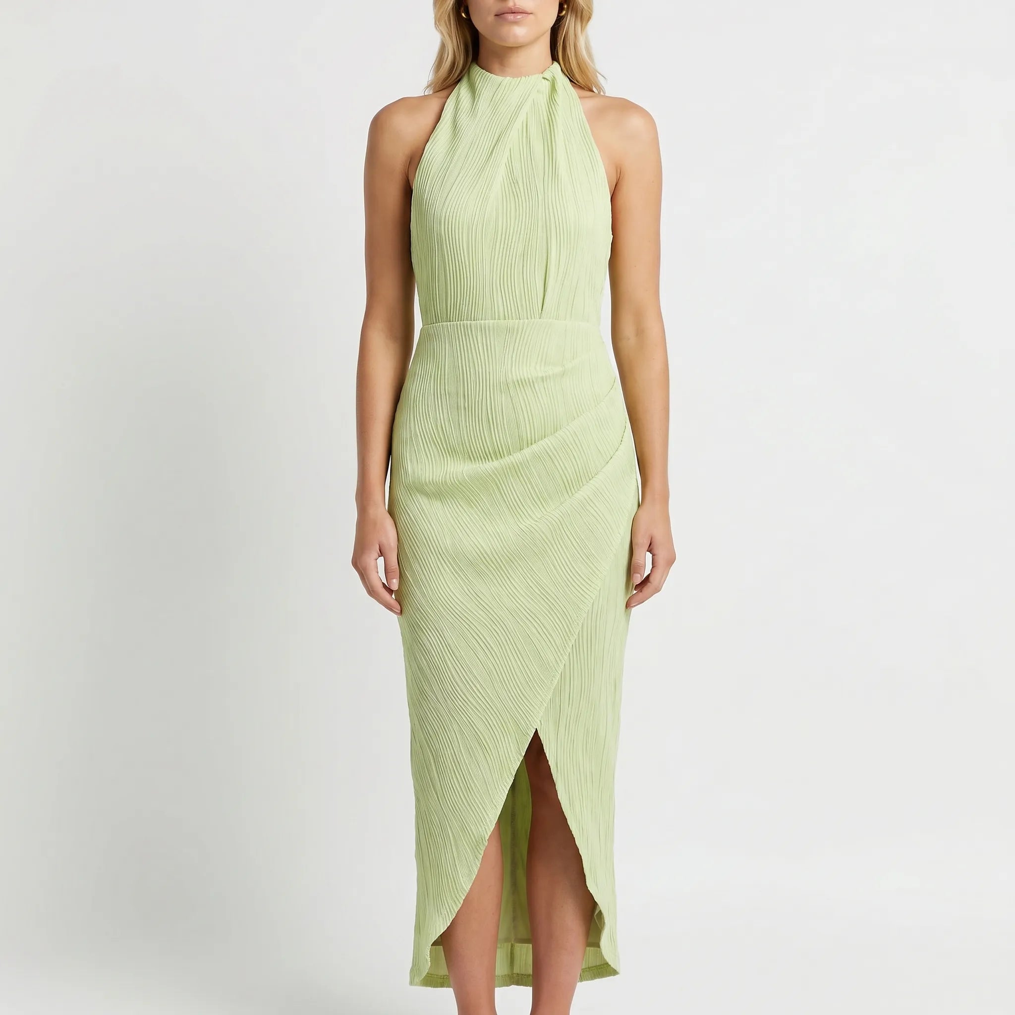 Lange Jurk Met Open Rug | Navando
