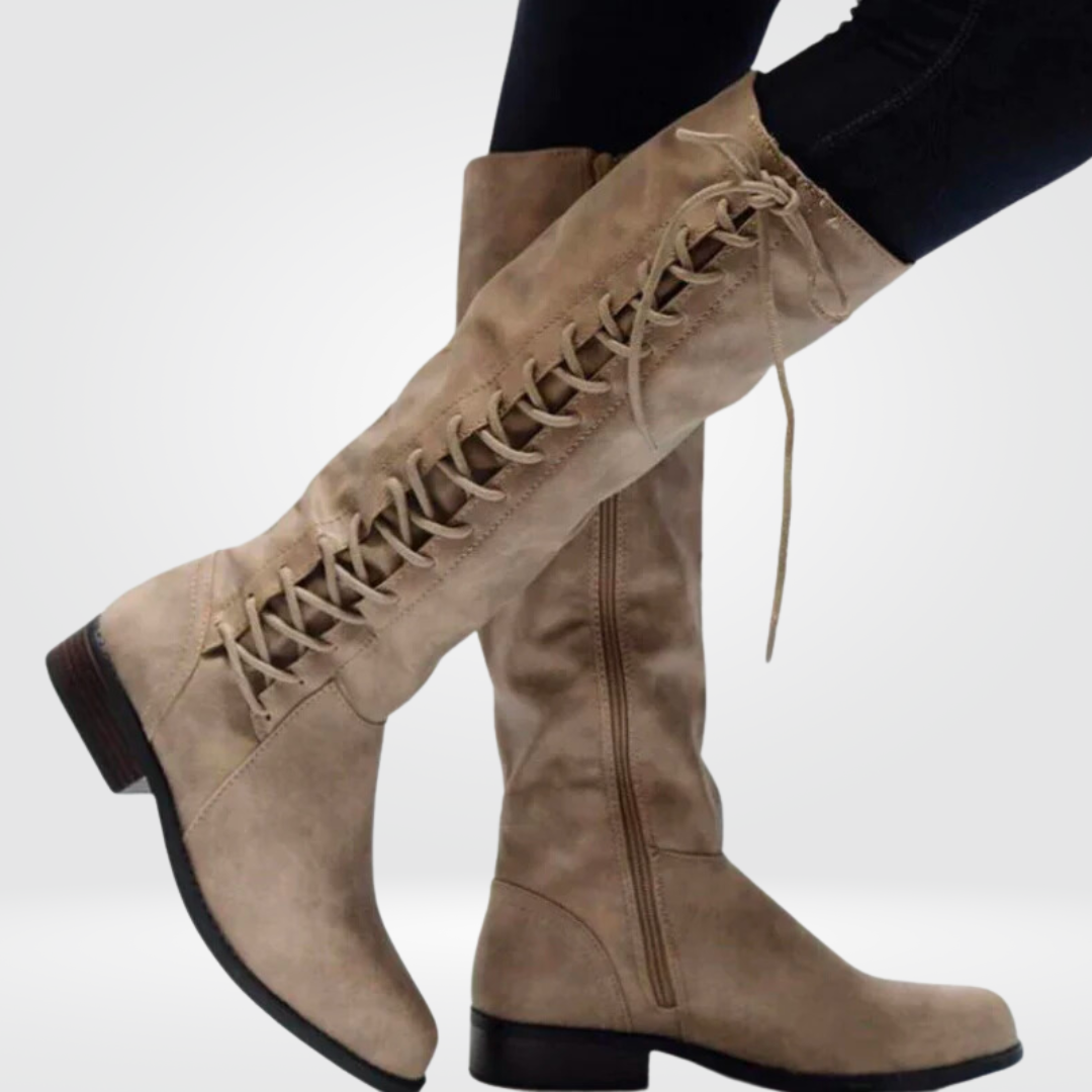 Lenne | Hoge Overknee Laarzen Met Veters