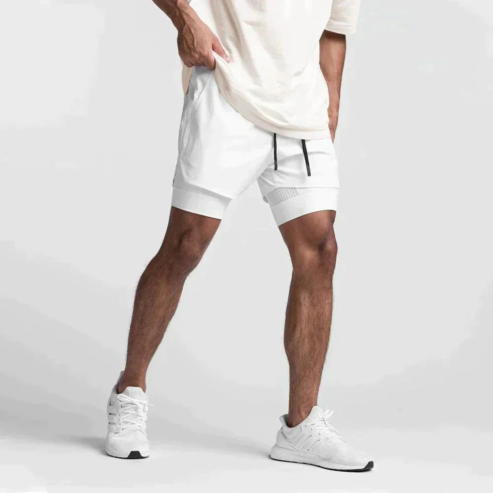 Lichte 2-In-1 sportshort Met Binnenvoering | Navando