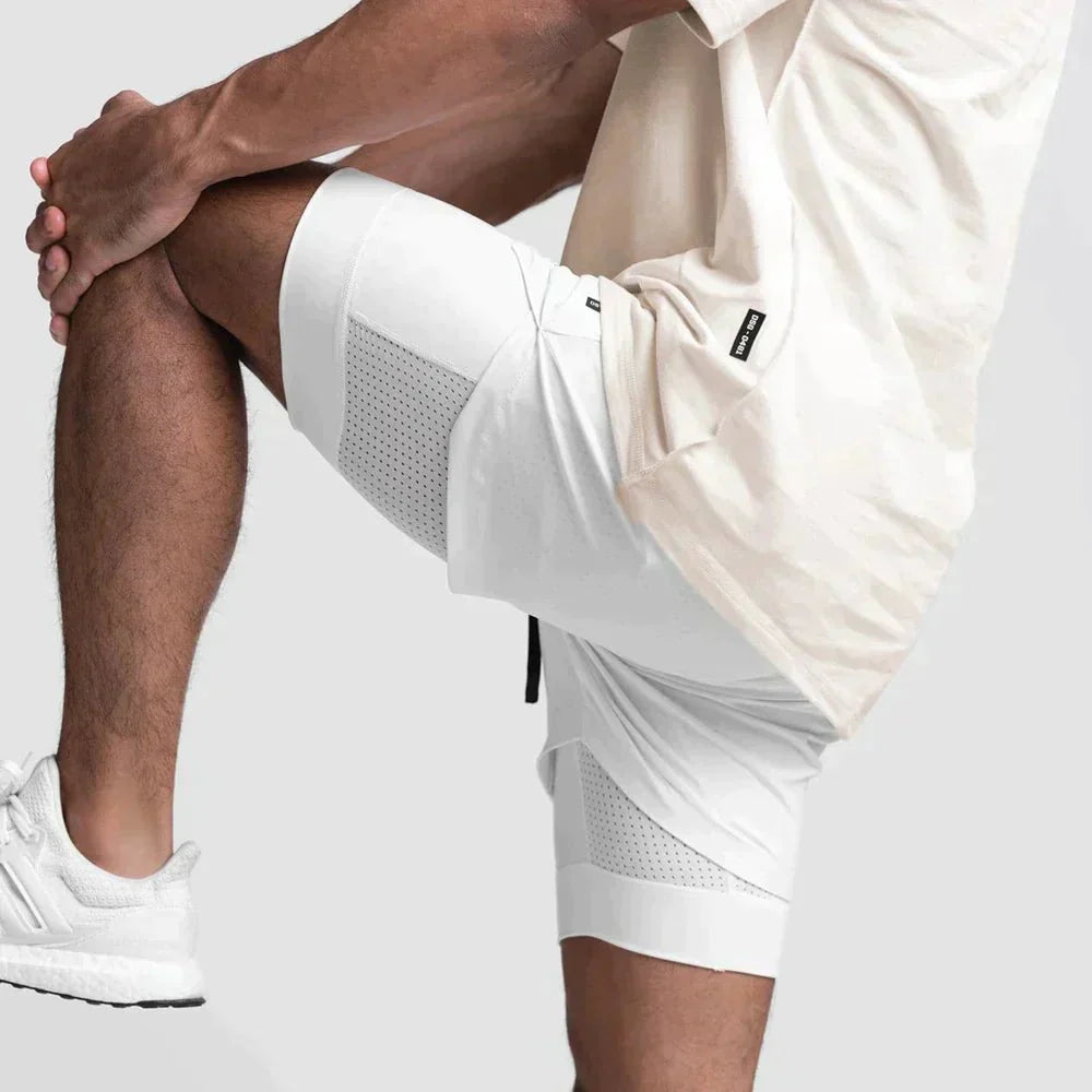 Lichte 2-In-1 sportshort Met Binnenvoering | Navando
