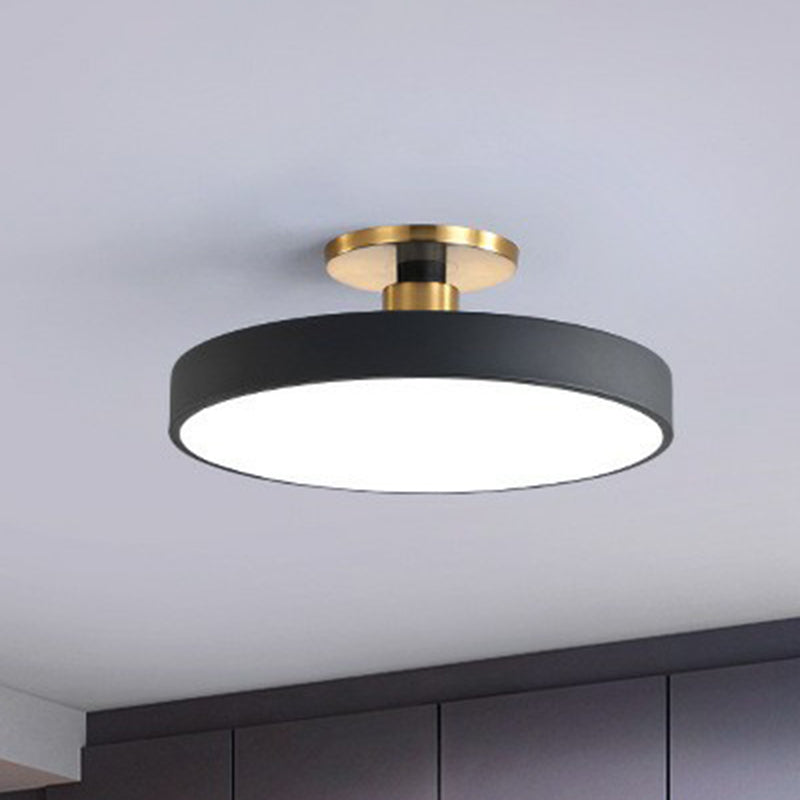 Lisanne | Ronde Semi Flush Mount Plafondlamp
