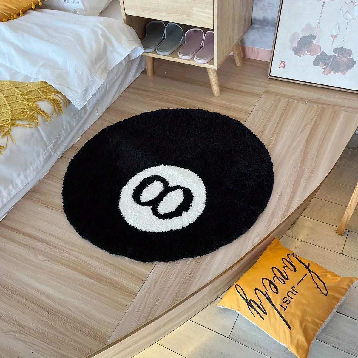 Lizzy | Rond Vloerkleed Met Speels Motief
