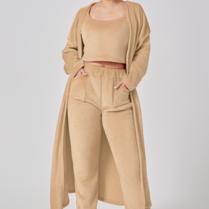 Lizzy | Driedelige set met top, rok en sjaal 3