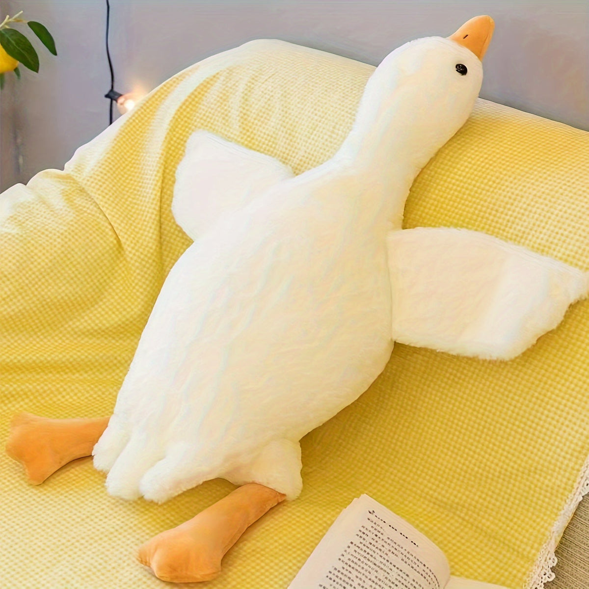 Lois | Grote Liggende Vogel Knuffel Kussen