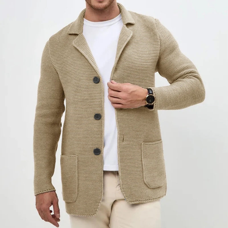 Lorenzo | Slim-fit gebreid vest met knoopsluiting 4