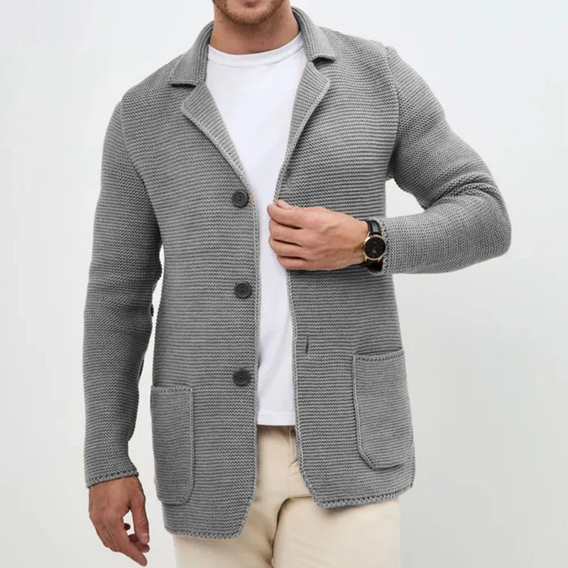 Lorenzo | Slim-fit gebreid vest met knoopsluiting 5